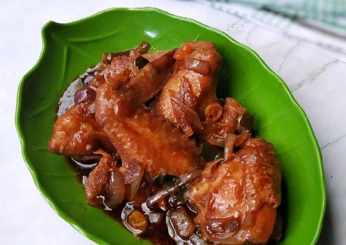 146. Ayam Kecap Kuah Pedas