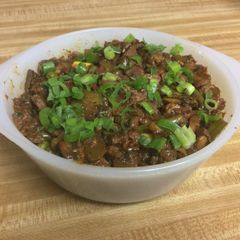 A picture of Chilli Beef Mushroom Garlic Stir Fry..