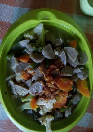 Foto resep Cap cay bakso sayur