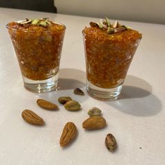 A picture of Gajar Halwa shots.