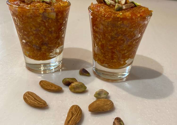 Steps to Make Any-night-of-the-week Gajar Halwa shots