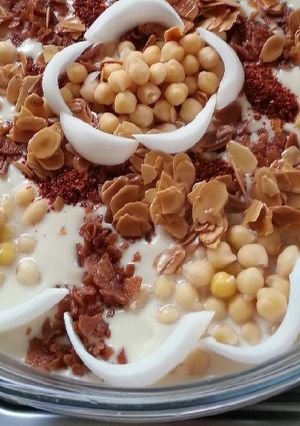 صورة لوصفة فته الحمص