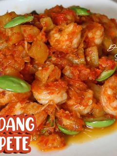 Foto resep Balado Udang Kentang Pete