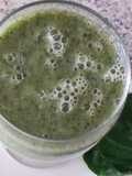 Batido de Espinaca, Cambur y Naranja