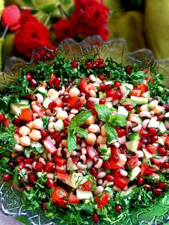 صورة لوصفة سلطة البقوليات