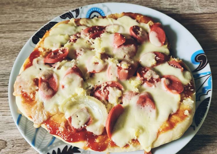 Pizza 🍕 homeade Teflon anti gagal untuk pemula