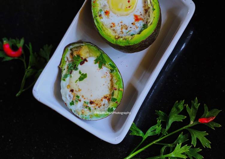 Easiest Way to Make Quick Avocado Egg baked