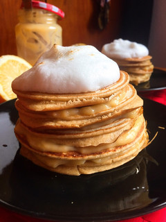 Una foto de Tortitas Lemon Pie