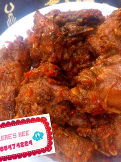 A picture of Peppered chicken.
