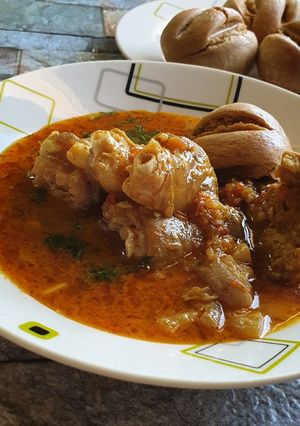 A picture of Litti with Afghani Gadda.