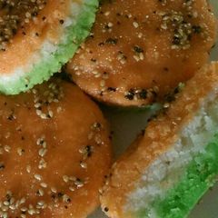A picture of Instant Tricolour Sooji Dhokla.