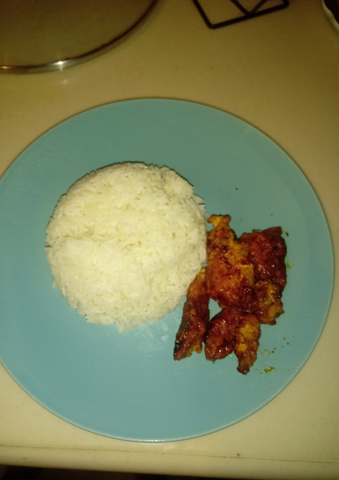 Una foto de Tiras de Pechugas de Pollo a la BBQ