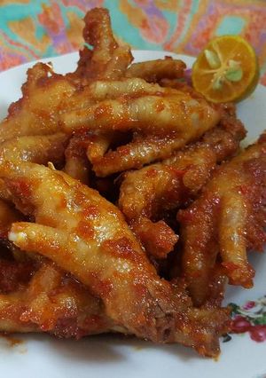 Foto resep Ceker ayam jeletot pedas manis