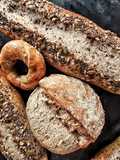 Pan baguette de linaza