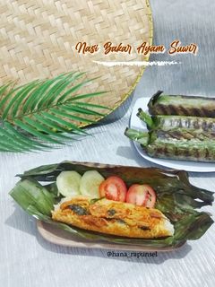 Foto resep Nasi Bakar Ayam Suwir