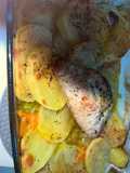 Solomillo de cerdo al horno con patatas