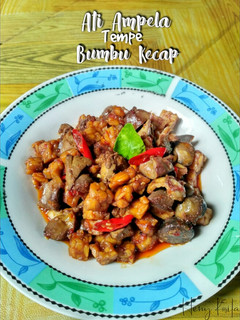 Foto resep Ati Ampela dan Tempe Bumbu Kecap