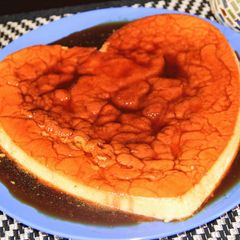 A picture of Super Easy Brazilian Style Condensed Milk Flan.