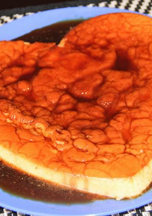 A picture of Super Easy Brazilian Style Condensed Milk Flan.