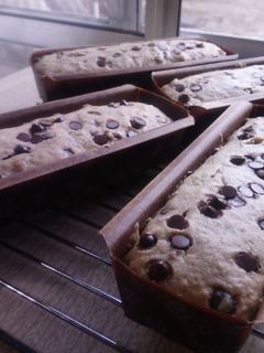 Una foto de Budín de banana con nueces y chips de chocolate ! 🍫💥