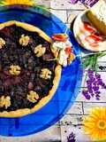 Torta rustica radicchio e pere