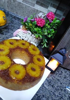 صورة لوصفة كيكة الأناناس 🍍
