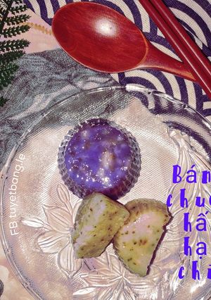 Hình của món Ăn dặm cho bé: Bánh chuối hấp hạt chia.