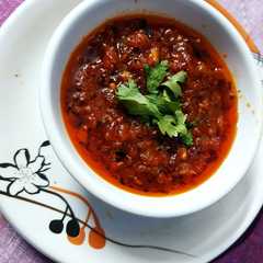 A picture of Homemade pizza sauce.