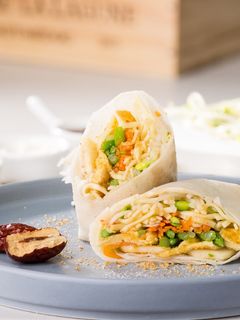 鮮蔬梅棗潤餅 的食譜成品照片
