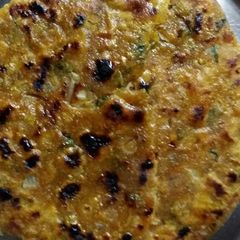 A picture of Hara Dhaniya Thepla.