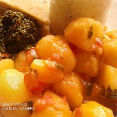 A picture of Potato curry.