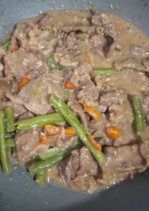 Foto resep Daging tumis bawang putih