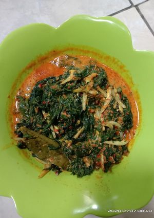 Foto resep Sayur daun singkong teri