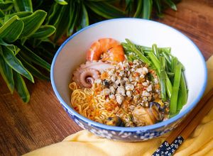 Hình của món Mì ốc hến.