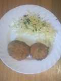 Croquetas de jurel con restos de fideos y verduras a gusto