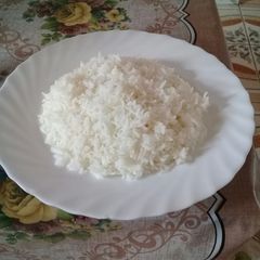 A picture of White plain Rice#charityrecipe,#authormarathon,#4weekschallenge.