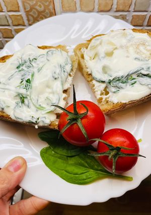 Spenótos fetakrém ✨ recept fotója