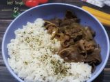 Rice bowl with Beef Teriyaki