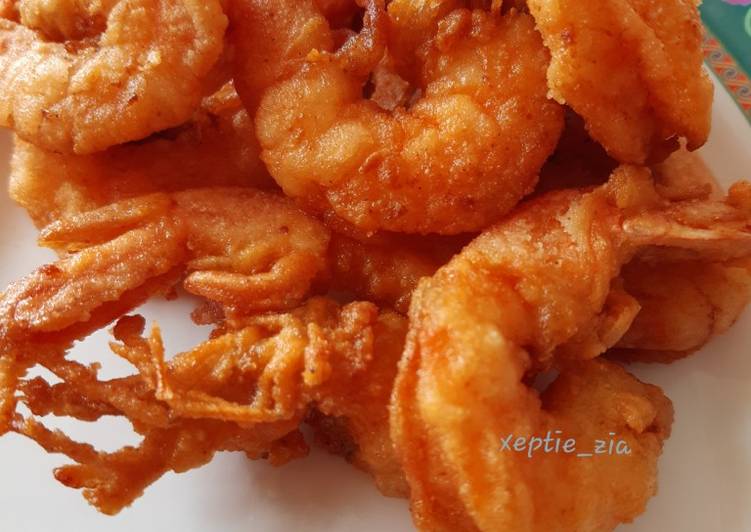 Bagaimana Menyiapkan Udang krispy kress gurih yang Lezat Sekali