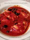 Pollo al pomodoro e olive nere