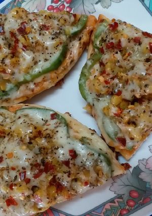 A picture of Potato Sabzi Pizza.