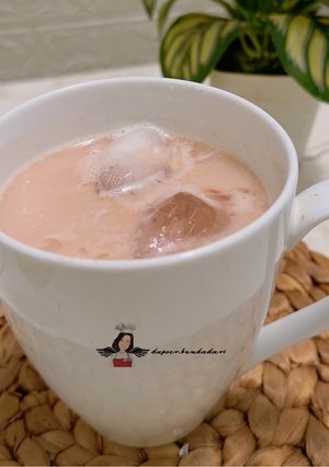 Foto resep Es Susu Cokelat Santan Lezat