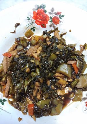 Foto resep Sayur Asin Babi Pedas (non halal)