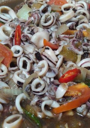 Foto resep 20. Cumi Masak Saos Tiram