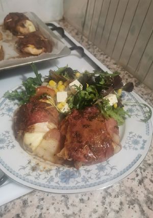 Foto de Peitos de Frango enrolados em Bacon