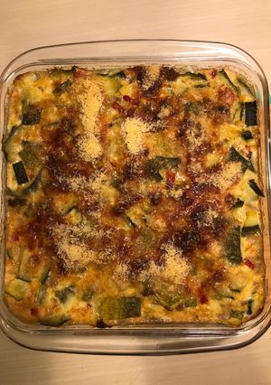 Una foto de Budín de zapallos italianos al horno