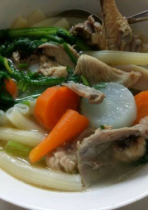 Hình của món Canh Nui Gà.