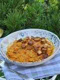 Sárgarépás cukkinifőzelék (vegán)