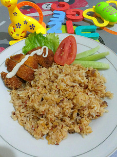 Foto resep Nasi Goreng Kornet with Chicken Katsu Malam Malam