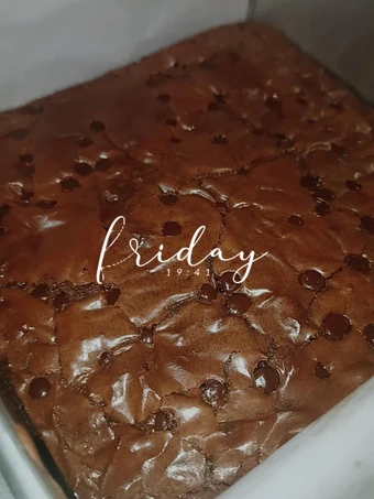 Cara Mudah Menyiapkan Resep Shiny crust fudgy brownis (ukuran loyang 20cm) oven tangkring yang Enak Banget Anti Ribet, Mantap